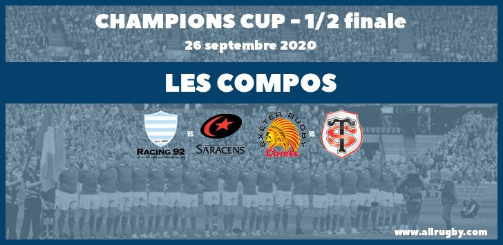 Champions Cup 2020 - les compos des demi-finales