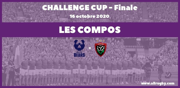 Challenge Cup 2020 : les compos pour la finale entre Bristol et Toulon