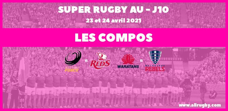 Super Rugby AU - J10 : les compos de la dixième journée