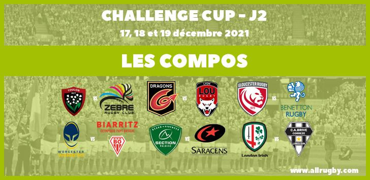 Challenge Cup 2022 - J2 : les compos de la seconde journée