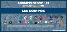 Champions Cup 2022 - J4 : les compos de la quatrième journée