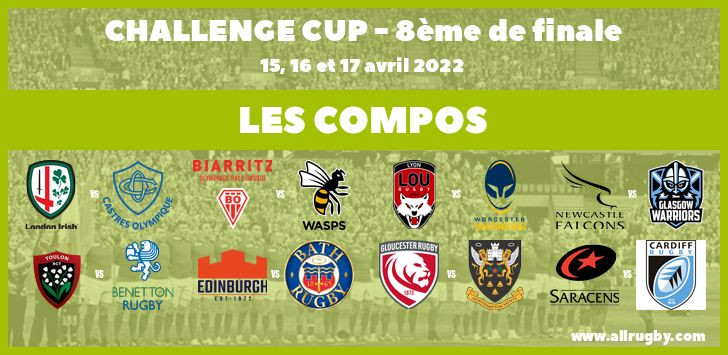 Challenge Cup 2022 : les compos des 8ème de finale