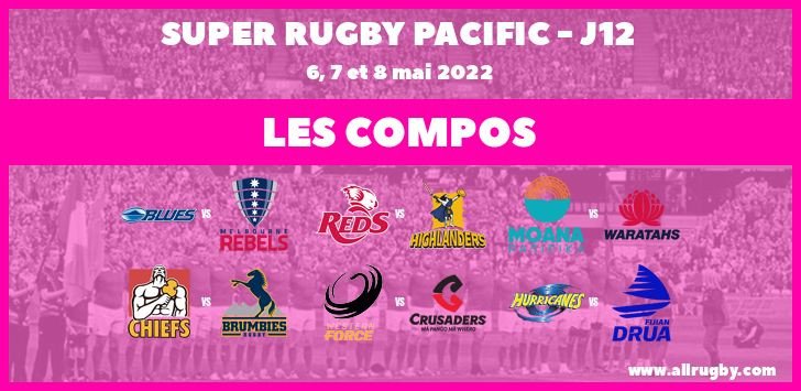 Super Rugby Pacific - J12 : les compos de la douzième journée