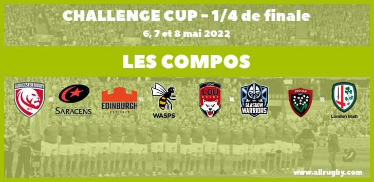 Challenge Cup 2022 : les compos des 1/4 de finale