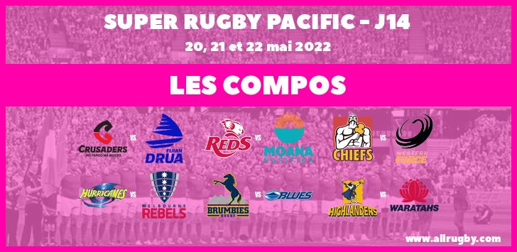 Super Rugby Pacific - J14 : les compos de la quatorzième journée