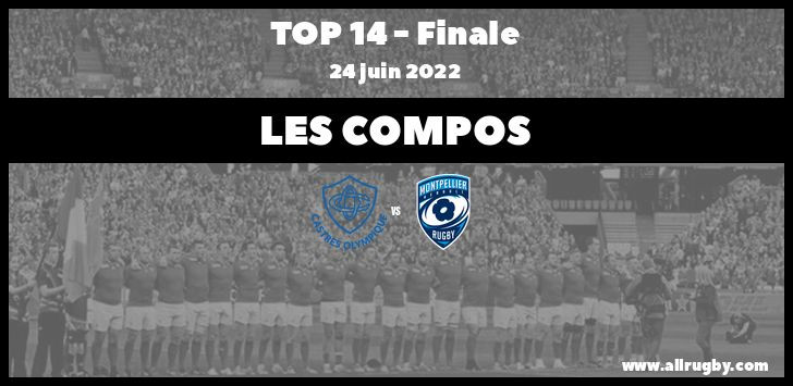 Top 14 2022 : les compos de la finale entre Castres et Montpellier