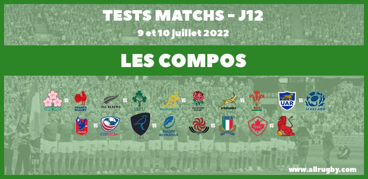 Tests Matchs : les compos internationales pour le weekend des 9 et 10 juillet 2022