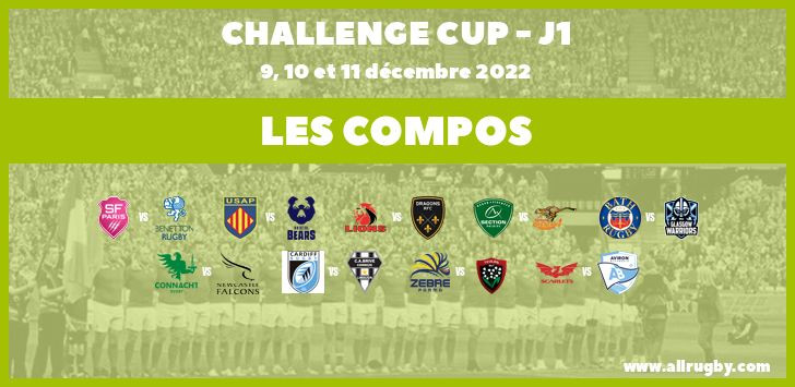 Challenge Cup 2023 - J1 : les compos de la première journée