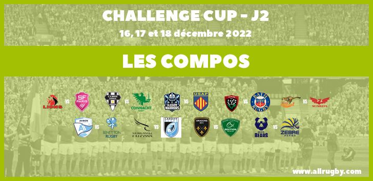 Challenge Cup 2023 - J2 : les compos de la seconde journée