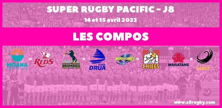Super Rugby 2023 - J8 : les compos de la huitième journée