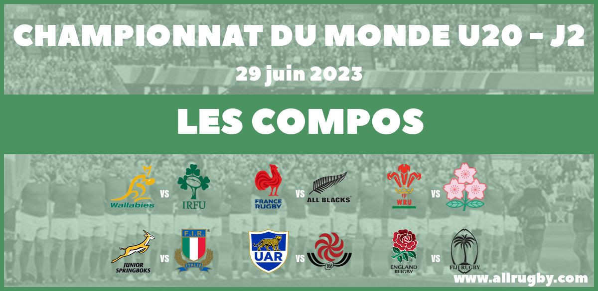 Championnat du Monde U20 2023 - J2 : les compos de la seconde journée