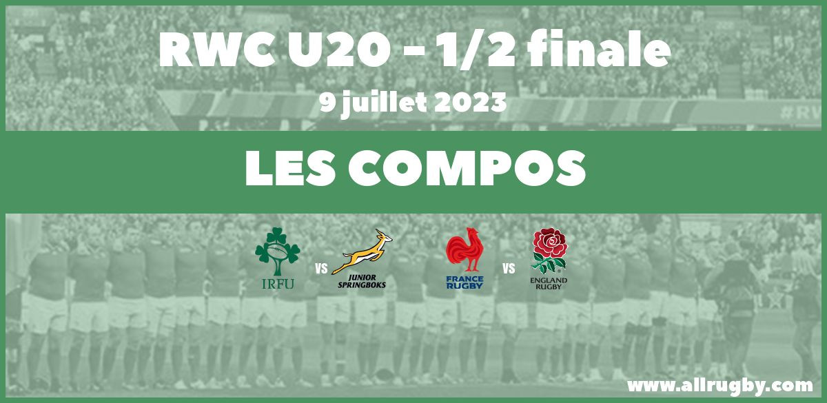 Championnat du Monde U20 2023 - Les compos pour les demi-finales et les matchs de classement