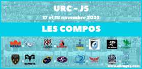 URC 2024 - J5 : les compos pour le weekend du 17 et 18 novembre 2023