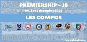 Premiership 2024 - J8 : les compos de la huitième journée